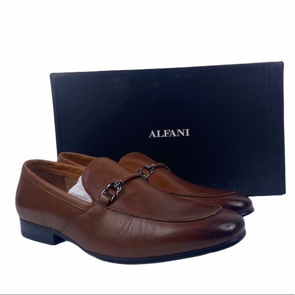 Alfani Truman Tan Bit Slip On Loafer Shoes main image 13
